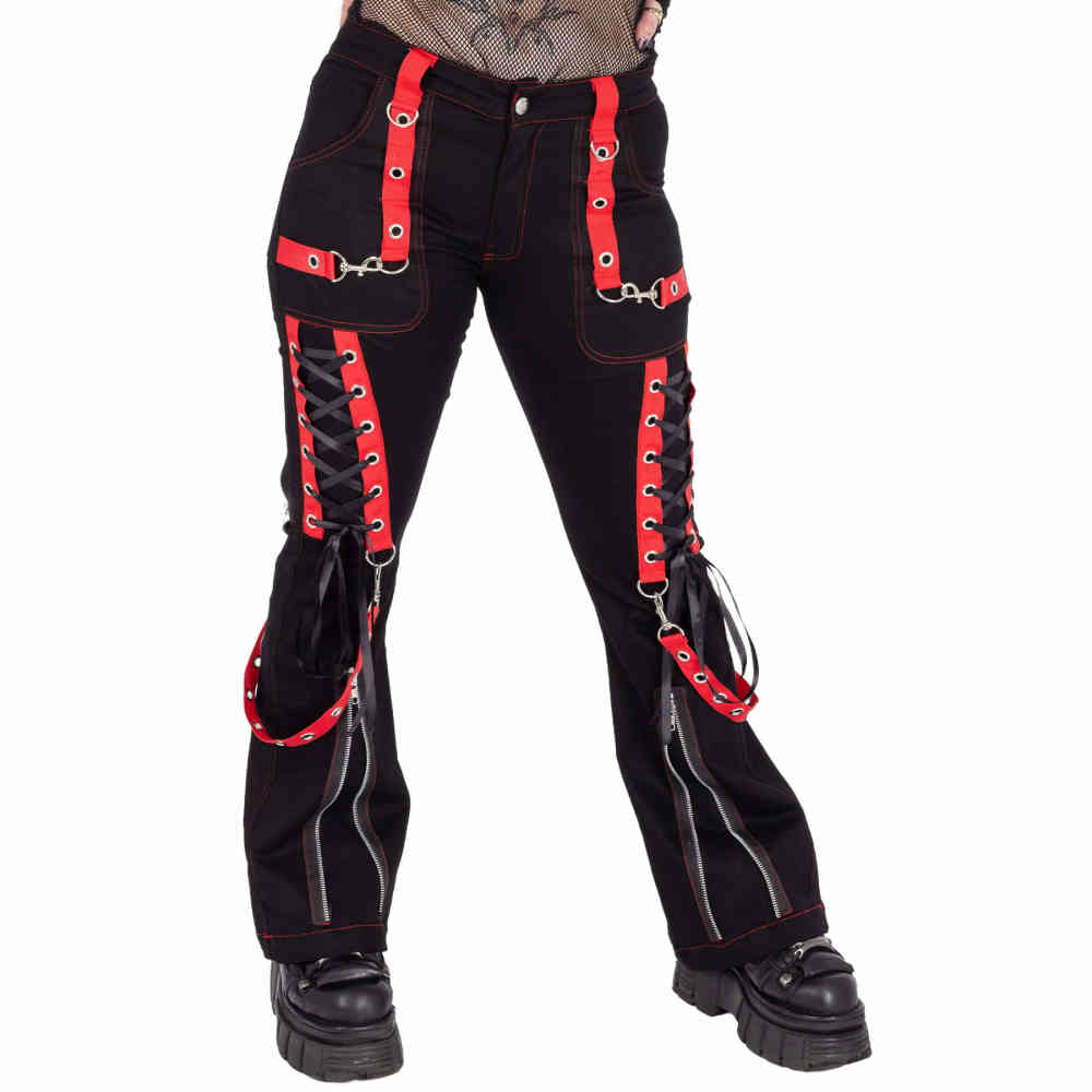 Poizen Industries - Trinity Pants standard fit - Black/Red